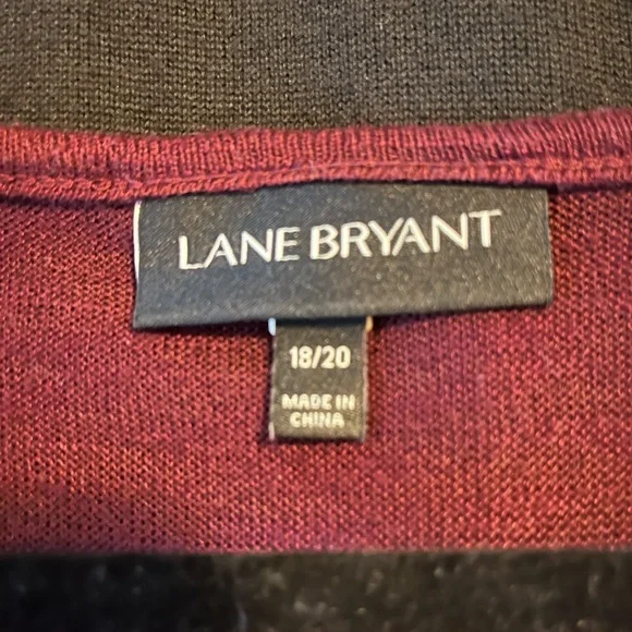 Lane Bryant Women’s Deep Burgundy Top - Picture 6 of 6